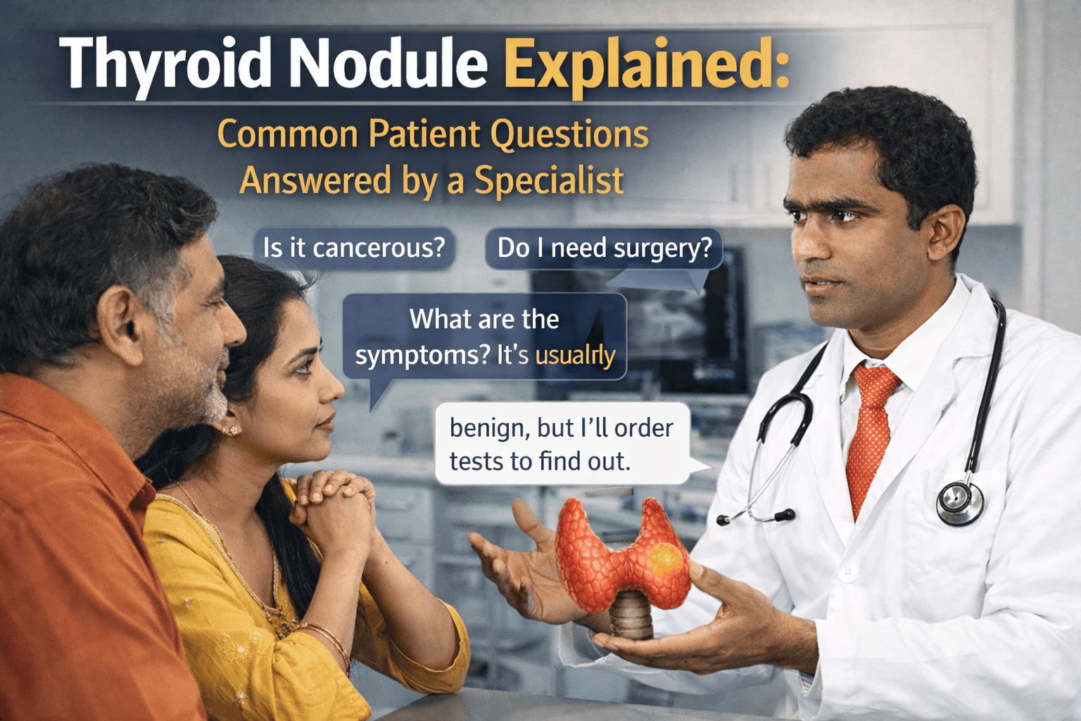  Thyroid nodule explained in hyderabad by Dr Shaileshkumar Garge at Citi Vascular Hospital 